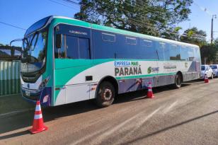 Estado recebe mais três ônibus para programação itinerante do Emprega Mais Paraná