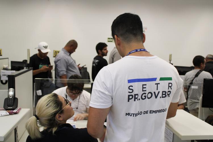 Mutirão de empregos ofertará 4.500 vagas para a Grande Curitiba na quarta-feira